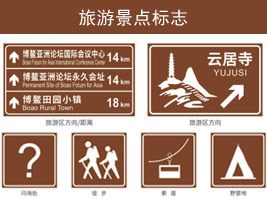 旅游景點標志